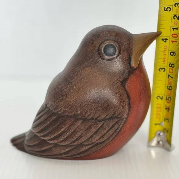 Vintage  ROBIN BIRD Marked/Signed ME Matte Ceramic - Picture 10 of 11